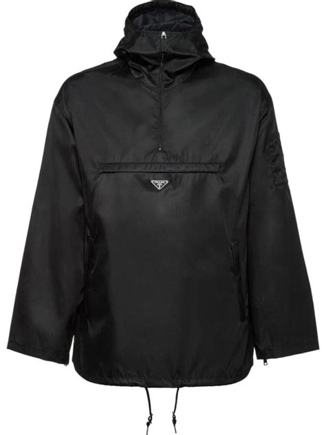 prada black kimono anorak jacket|Black Aspen Down Jacket .